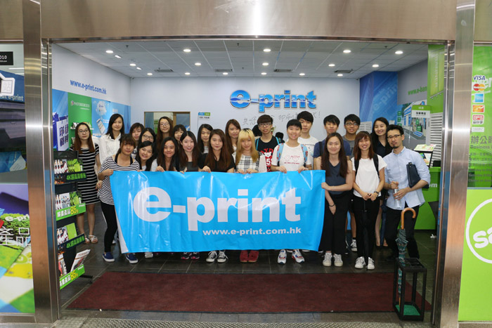 Group photos of IVE(Tsing Yi) Students in e-print Kwun Tong Main Branch (1)