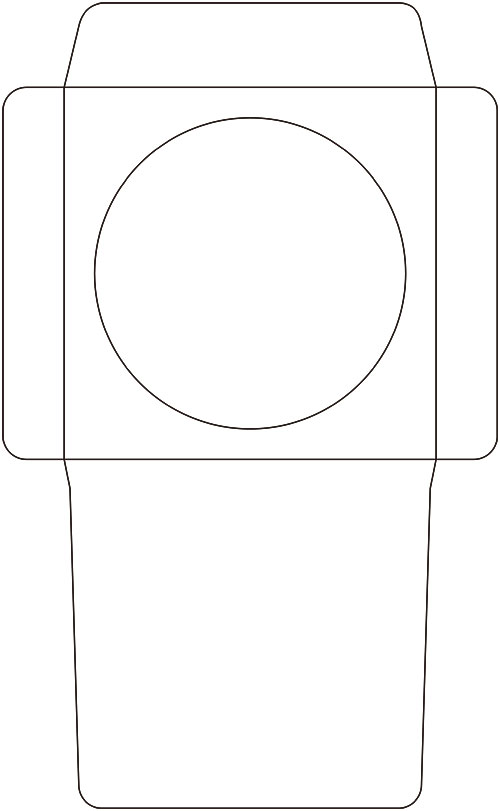 cd paper sleeve template