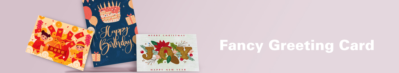 Fancy Card Printing Webpage Category Banner, specializing in providing pattern printing.