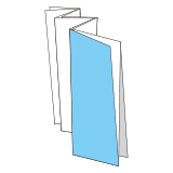 6PP Accordion Fold + 10PP Accordion Fold (Horizontal) 