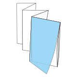 8PP Roll Fold + 10PP Accordion Fold (Horizontal) 