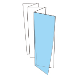 Half-Fold + 10PP Accordion Fold (Horizontal)