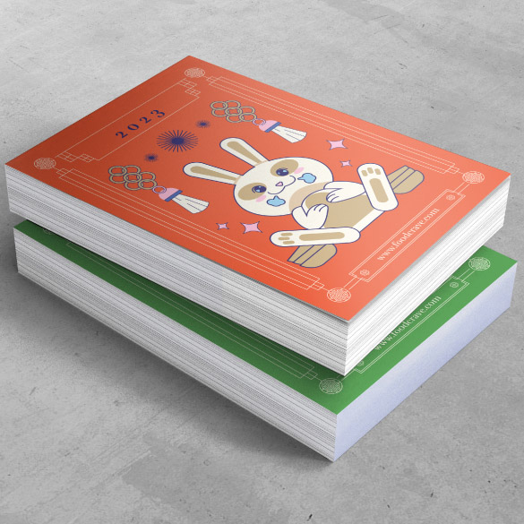 另一款設計的memo pad，長身尺寸，２本內頁均有100頁可書寫