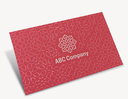 3D Spot UV Card
