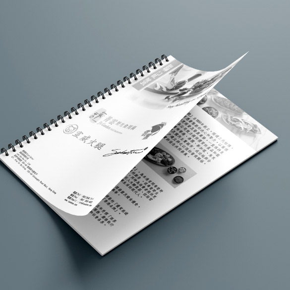 Single Colour Wire-o Booklet 