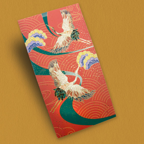 獨家特大尺寸利是封，無論是在婚禮、新年、生日派對還是其他特殊場合，特大尺寸立體UV及立體燙金利是封都將成為您獨特禮物的完美搭配。