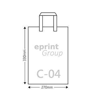 Size of the canvas bag C04
