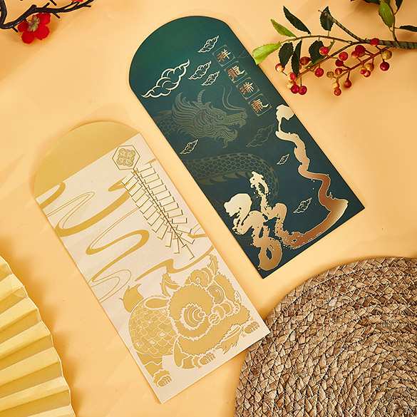 Big Red packets offer a variety of printing templates, enhanced with exquisite 3D UV and3D foil stamping, showcasing the unique details and craftsmanship of the red packets.