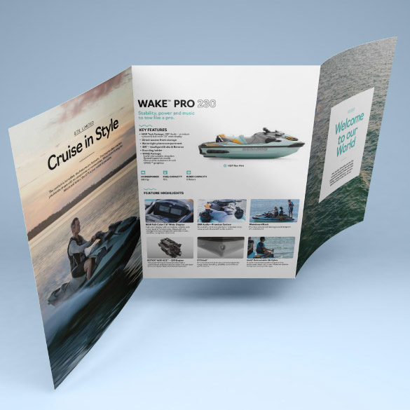 Digital Parallel Fold Long Leaflets