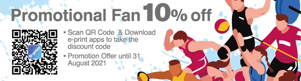 Support to Athletes - Promotional Fan10%off