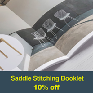 Saddle Stitching Booklet 10% off