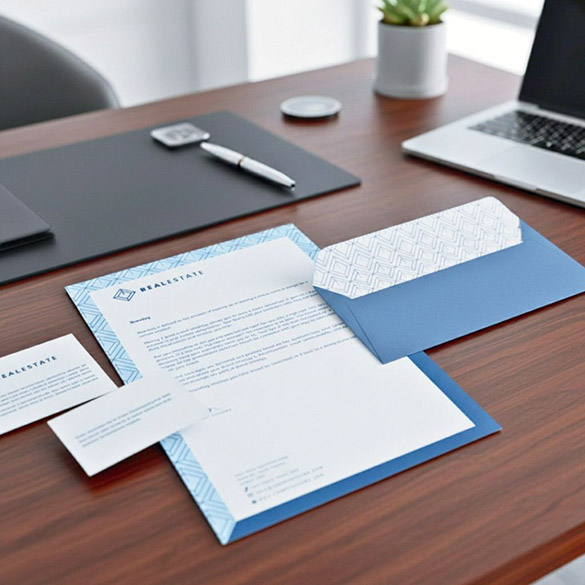 This allows for easy mailing using window envelopes that display the recipient's address.