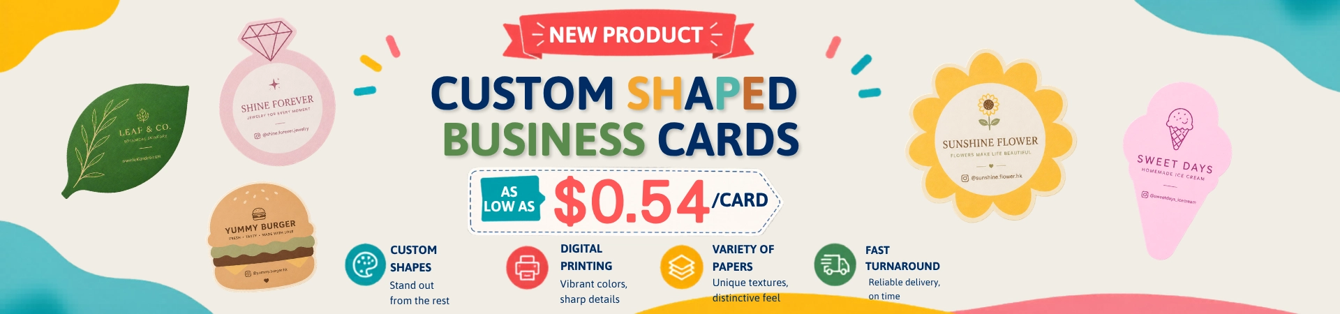 Custom Shaped Business Card
