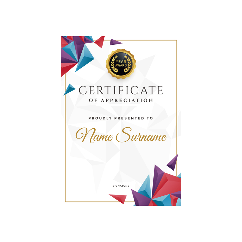 [Certificate Printing]Certificate|PersonalizedCertificate|Appreciation ...
