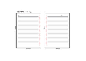 notebook page design