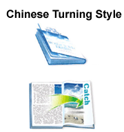 Turning Style of Book - Upright Orientated - Chinese Turning Style