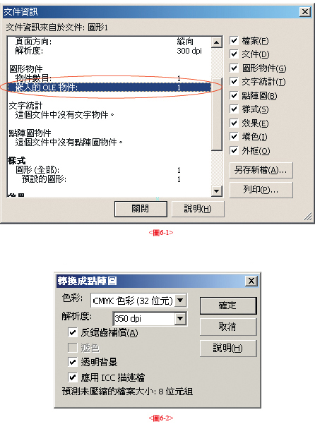 CorelDRAW完稿注意事項