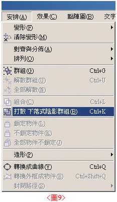 CorelDRAW完稿注意事項