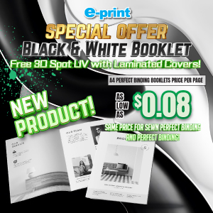 Special Offers on Black & White Booklet