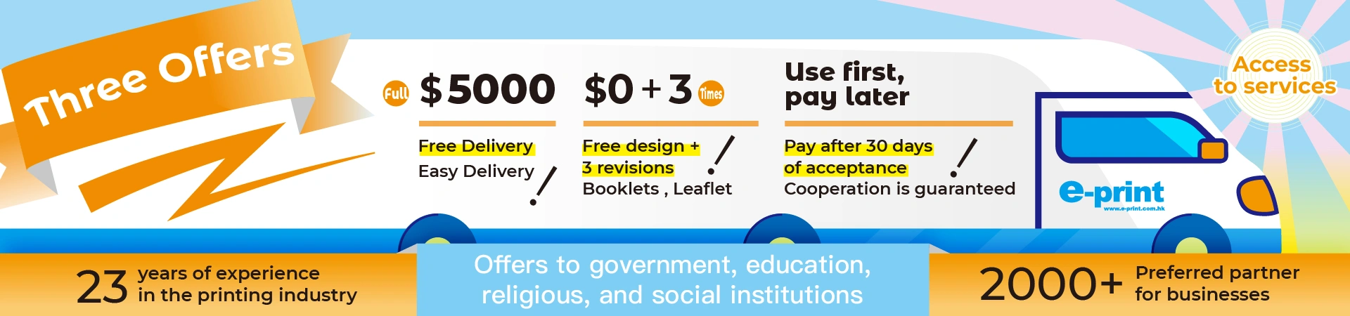 Triple Discount (Exclusive for Groups and Educational Institutions)