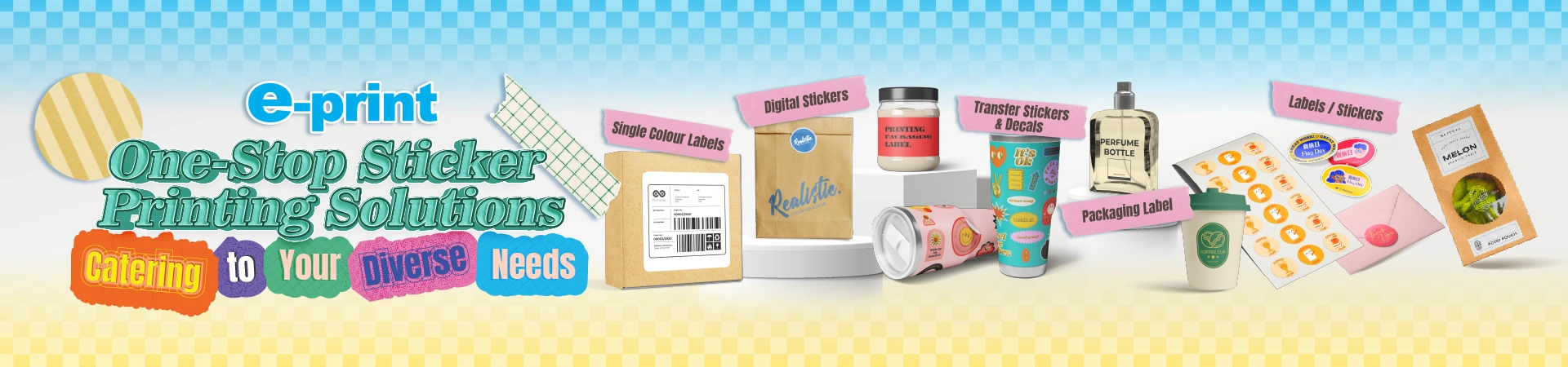 One-stop sticker printing solution