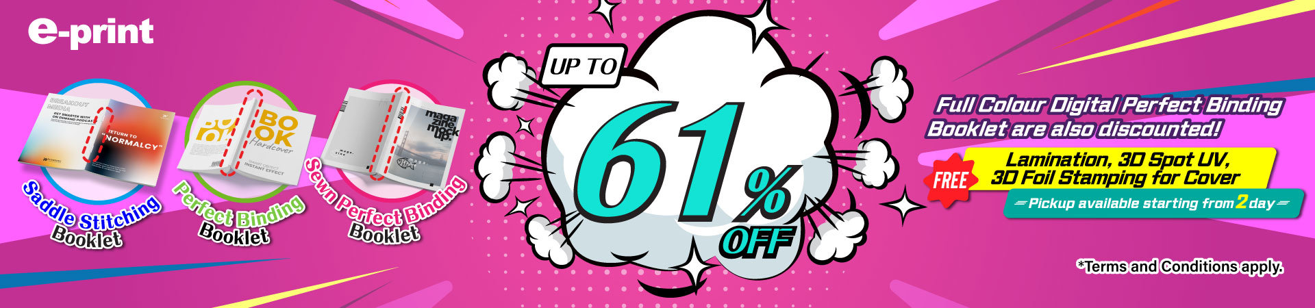 Booklet 61% off