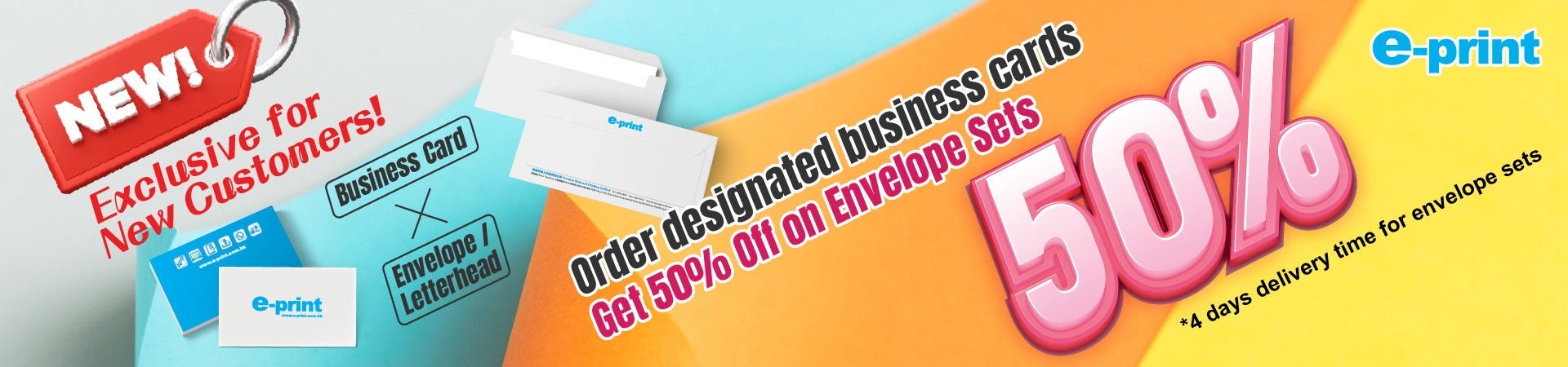 Namecard x Envelope package 50%off