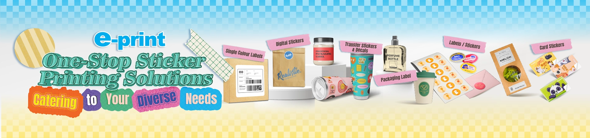 One-stop sticker printing solution