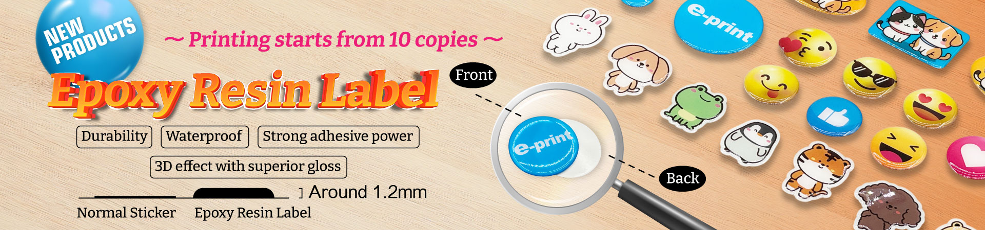 epoxy resin label