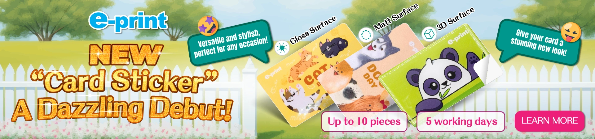 card stickers	