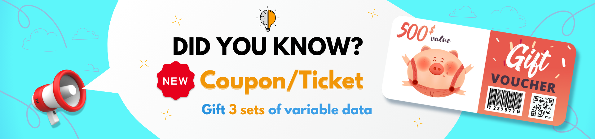 New Coupon/Ticket