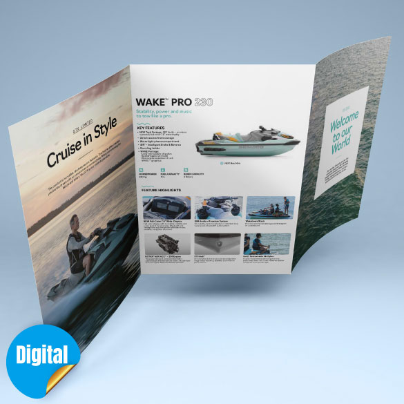 Digital Parallel Fold Long Leaflets